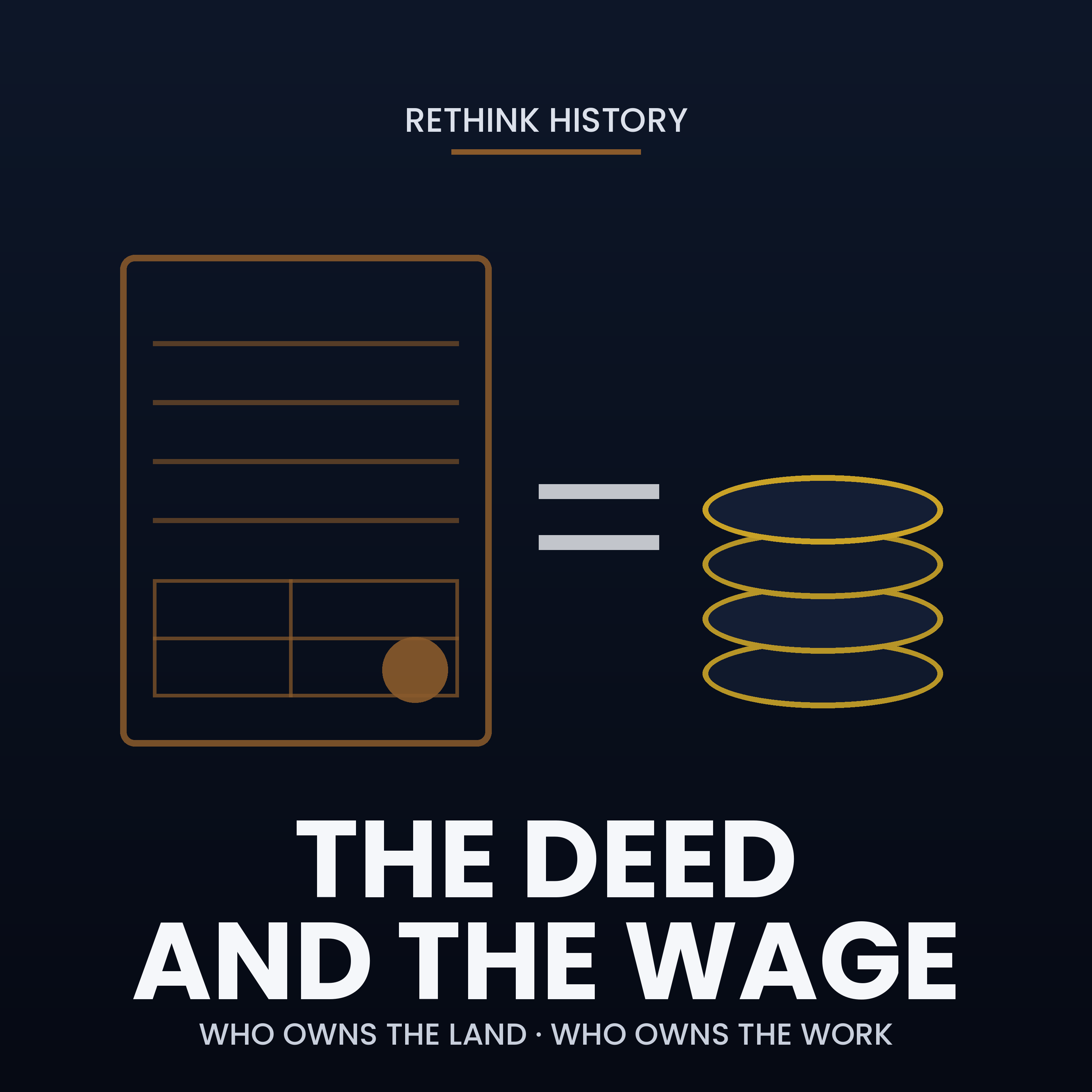 ReThink History: The Deed and the Wage cover