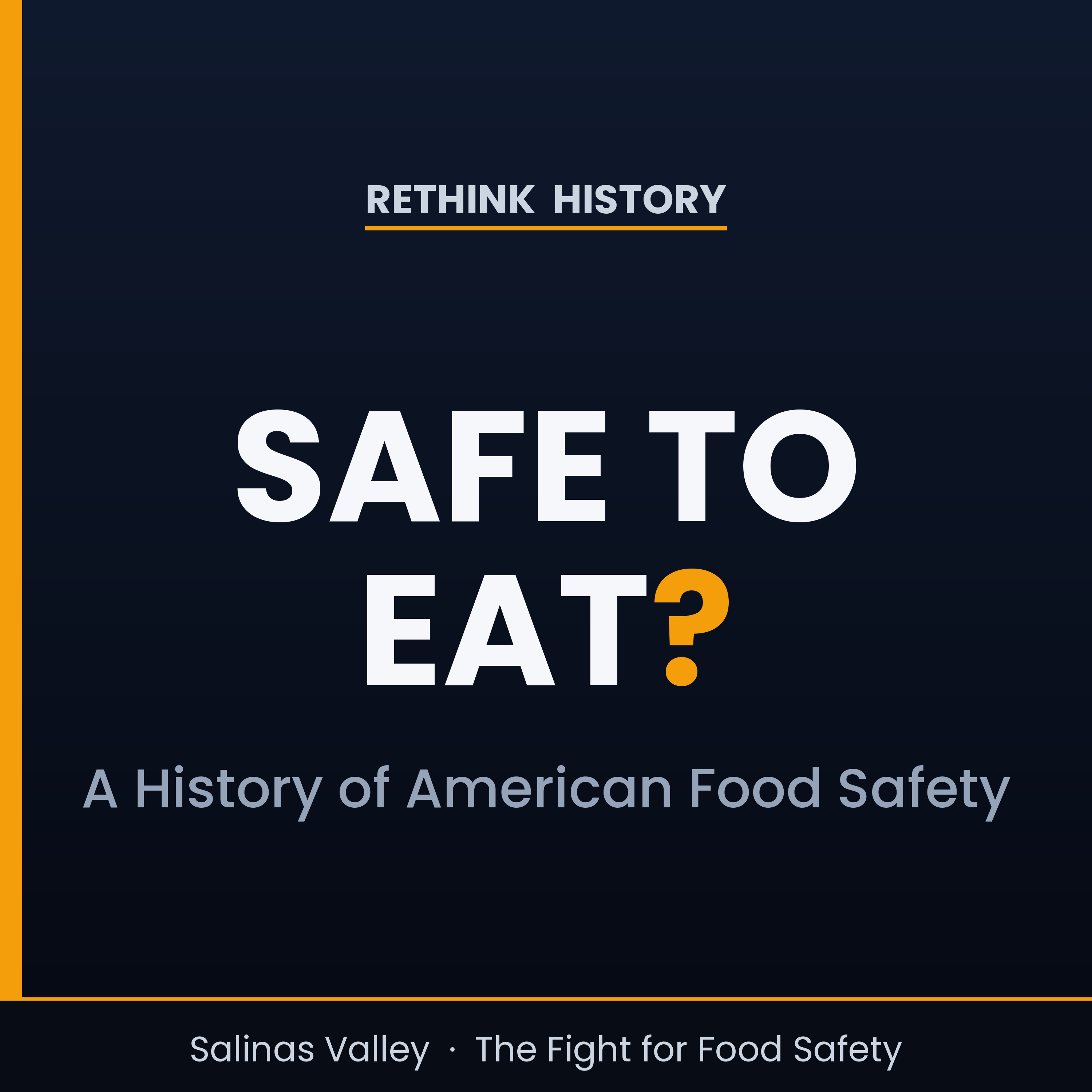 ReThink History: Safe to Eat? American Food Safety cover