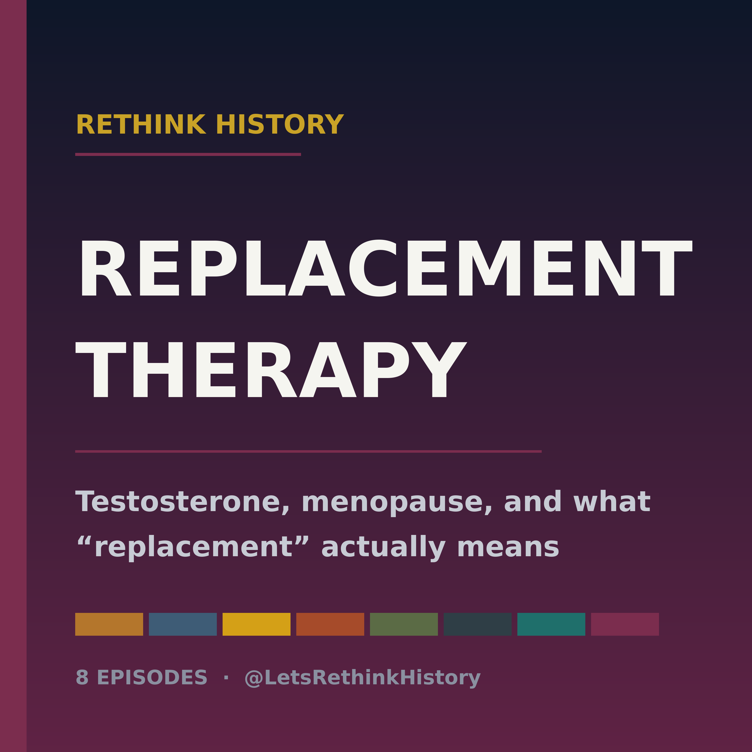 ReThink History: Replacement Therapy cover