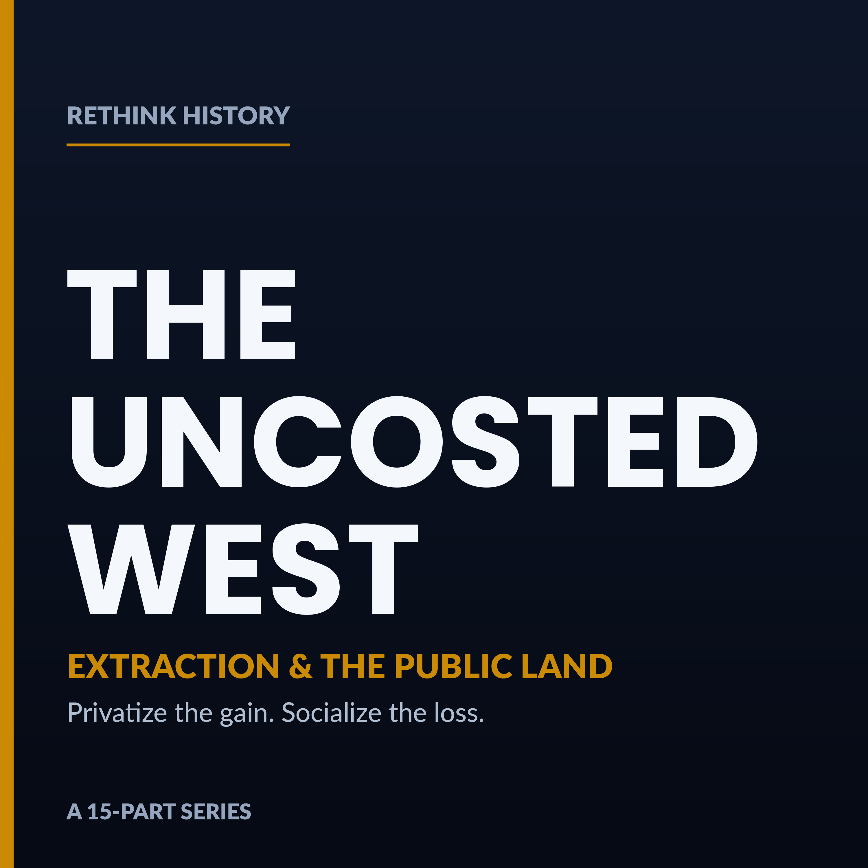 The Uncosted West cover
