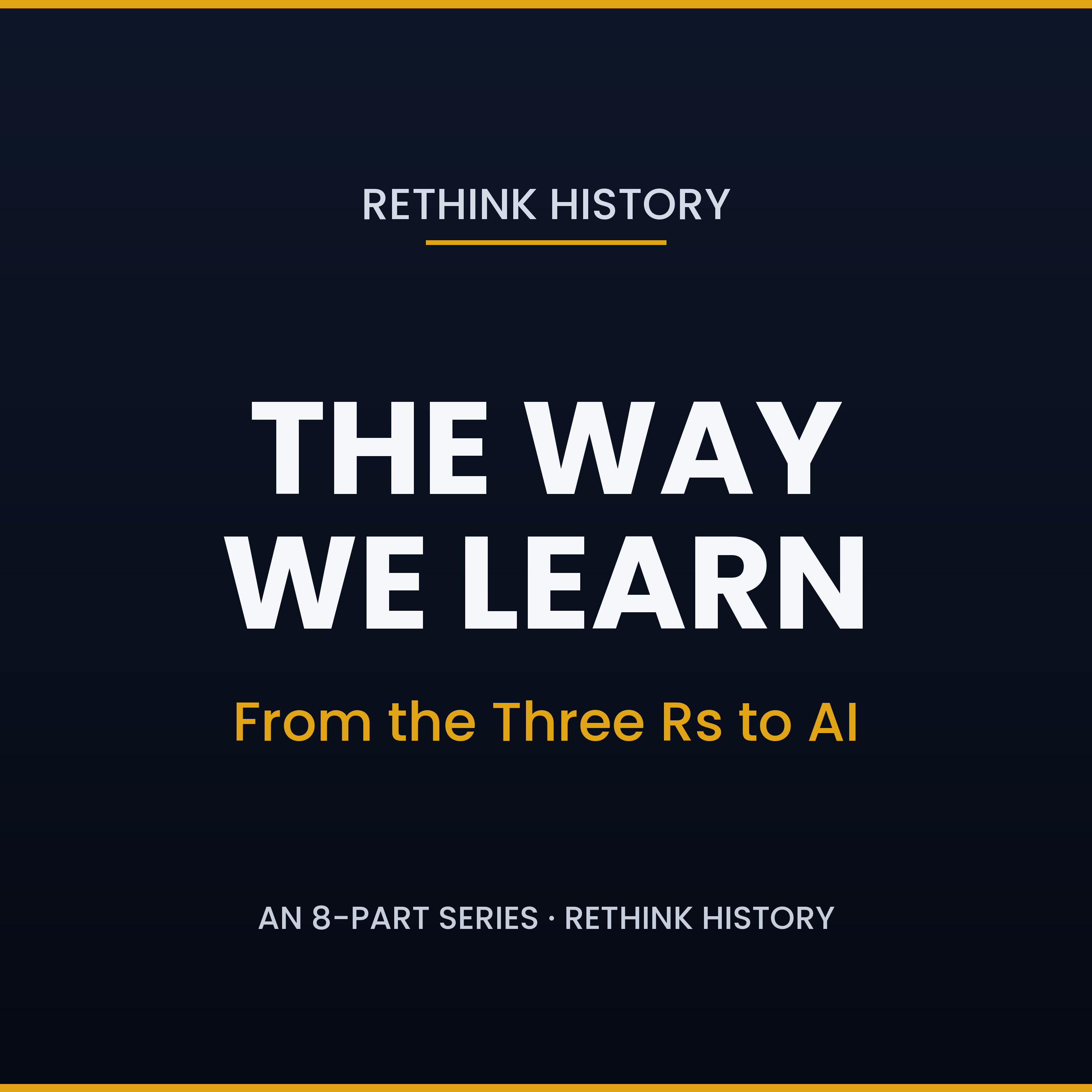 The Way We Learn cover